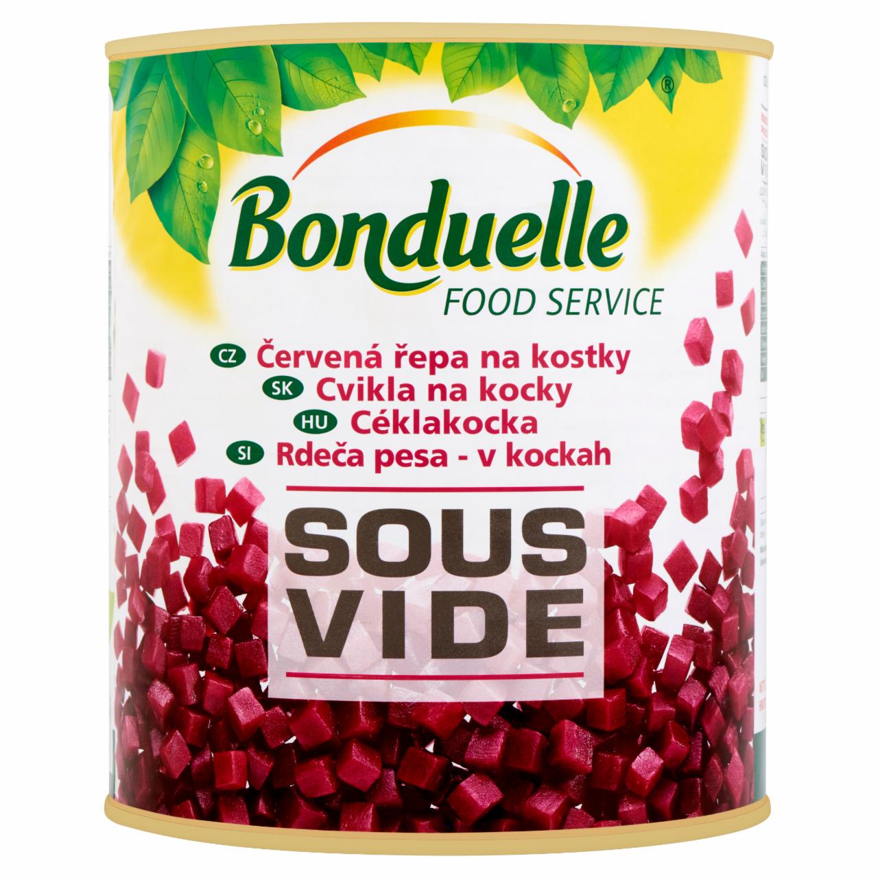 Képek - Bonduelle Food Service Sous Vide gőzben párolt céklakocka 2295 g