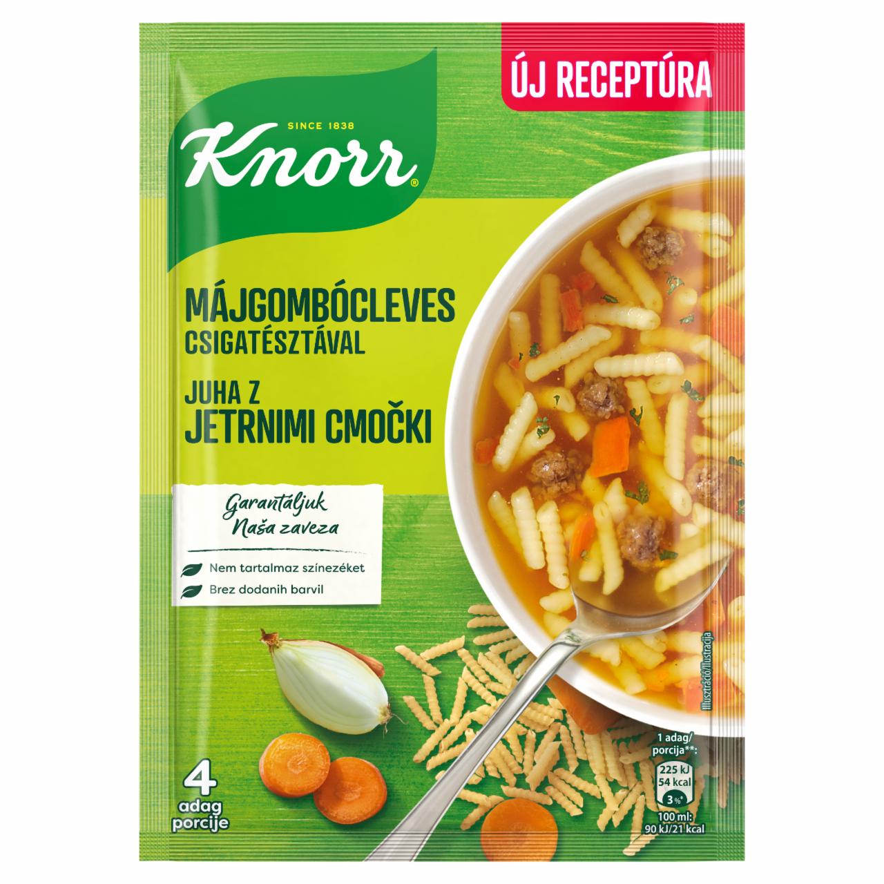 Képek - Knorr májgombócleves csigatésztával 58 g