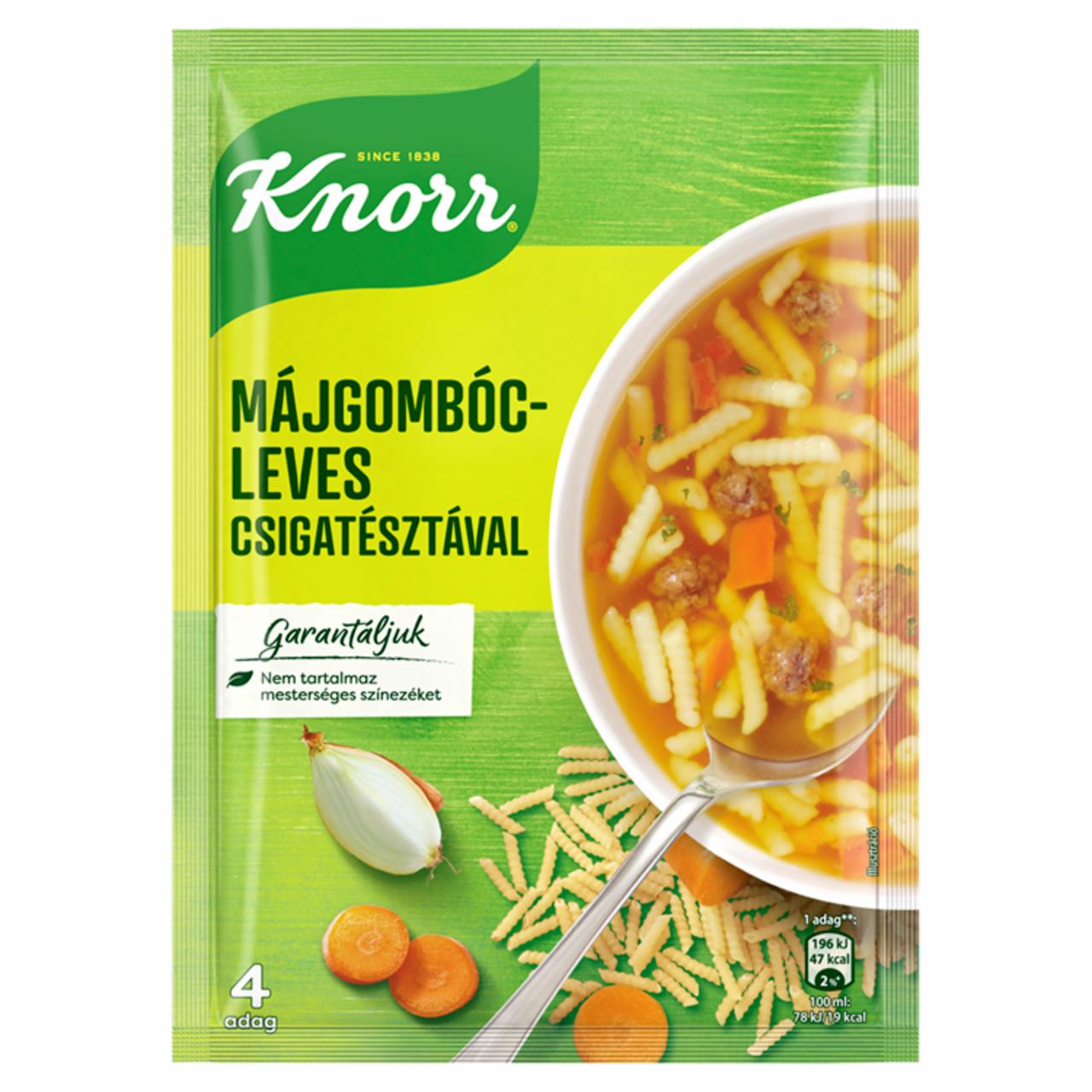 Képek - Knorr májgombócleves csigatésztával 58 g
