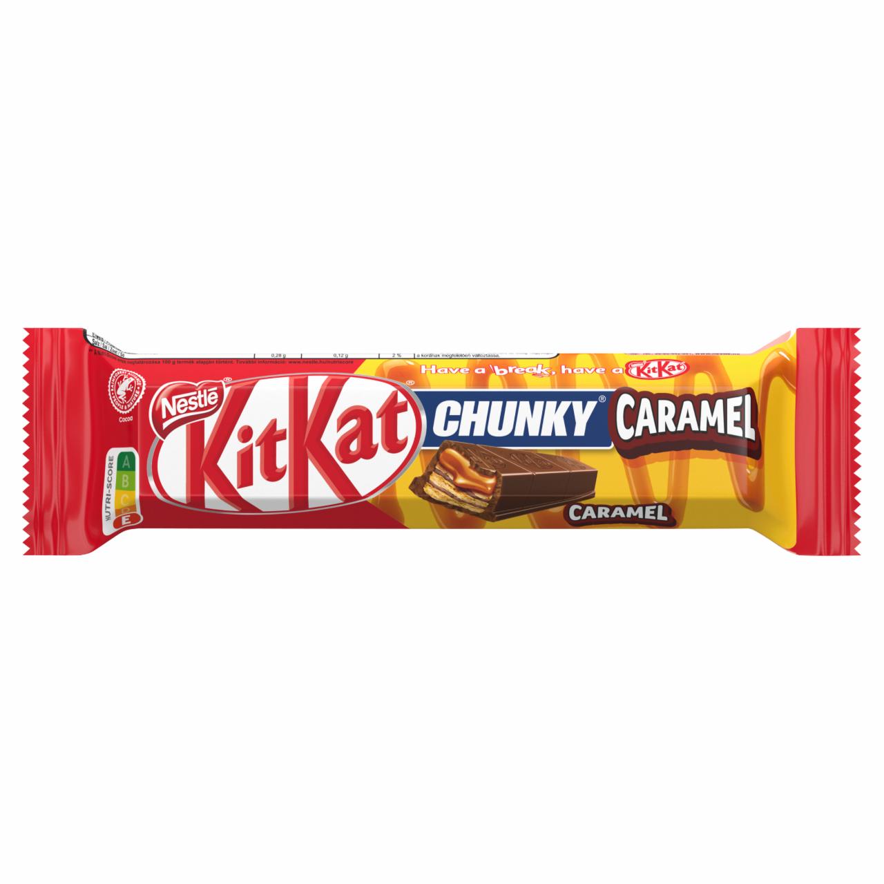 Képek - KitKat Chunky Caramel ropogós ostya karamellel tejcsokoládéban 43,5 g