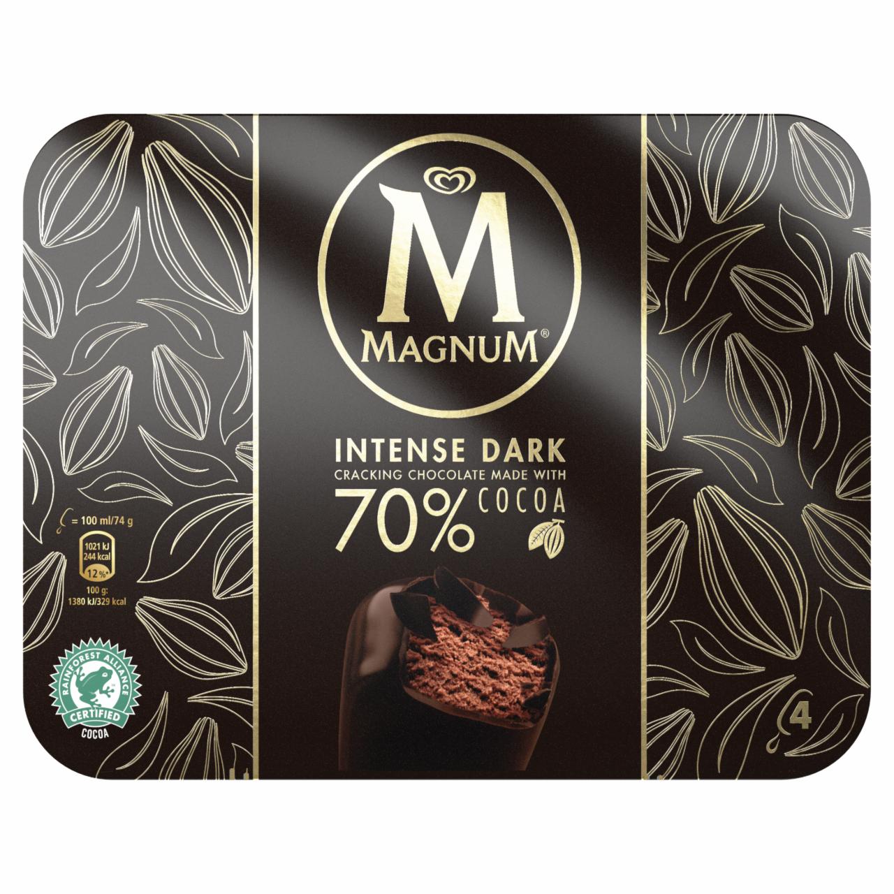 Képek - Magnum Multipack Intense Dark jégkrém 4 x 100 ml