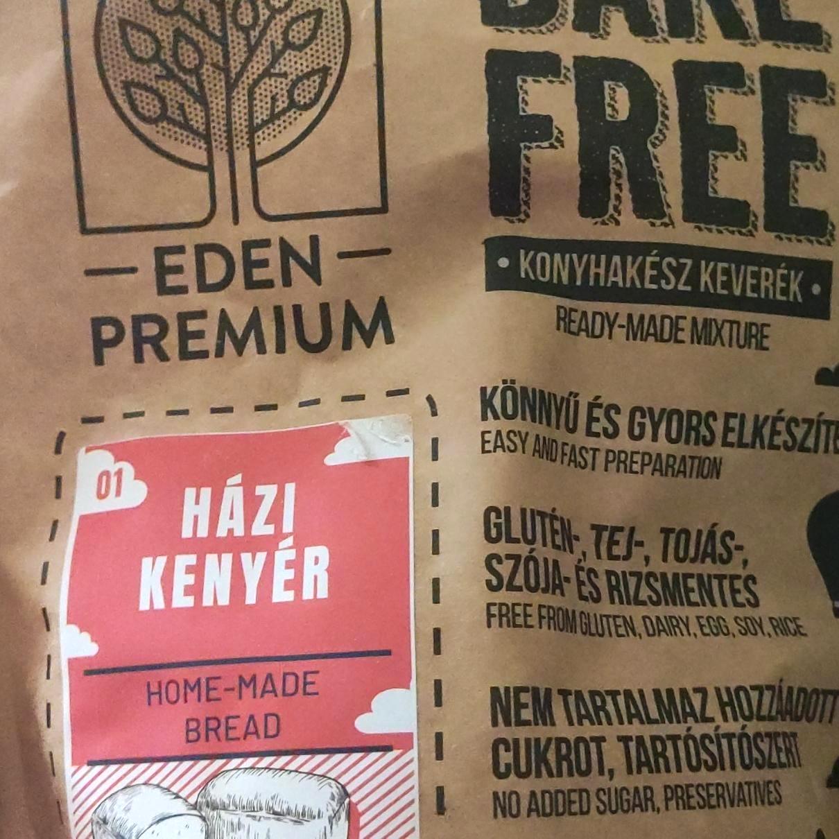 Képek - Bake free házi kenyér liszt keverék Eden premium