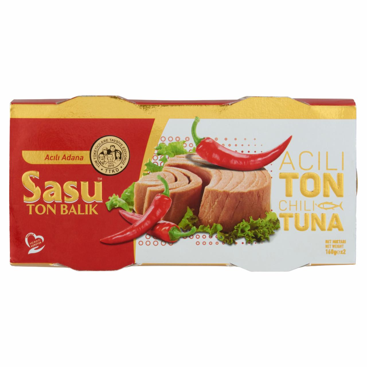 Képek - Sasu chilis tonhalkonzerv 2 x 160 g