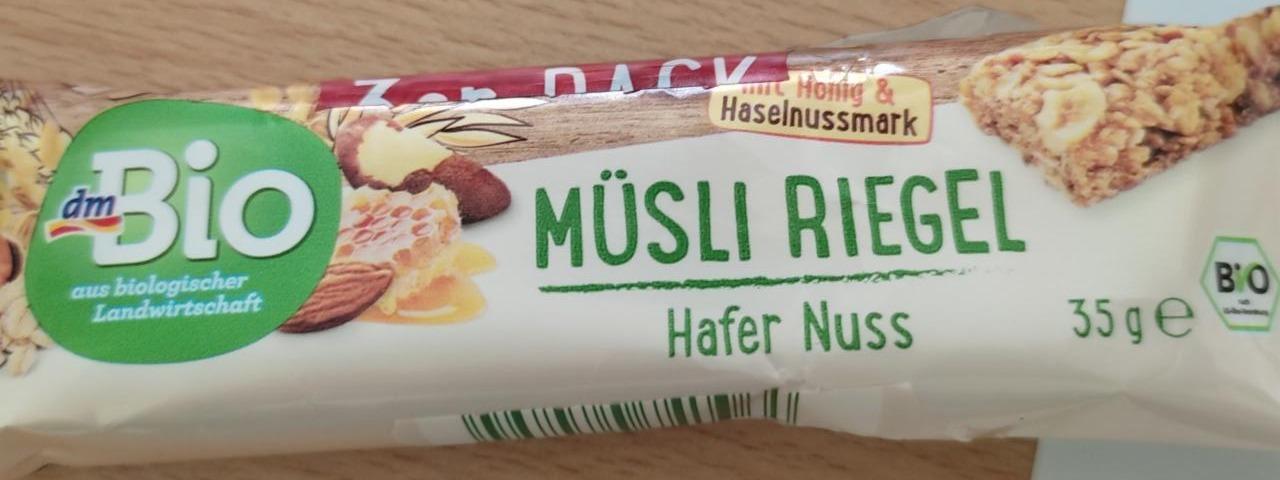 Képek - Müsli Riegel Hafer Nuss dmBio