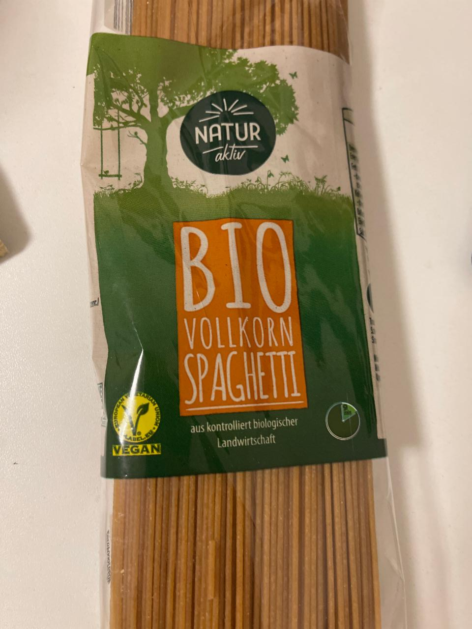 Képek - Bio teljes kiörlésű durum spaghetti Natur aktiv