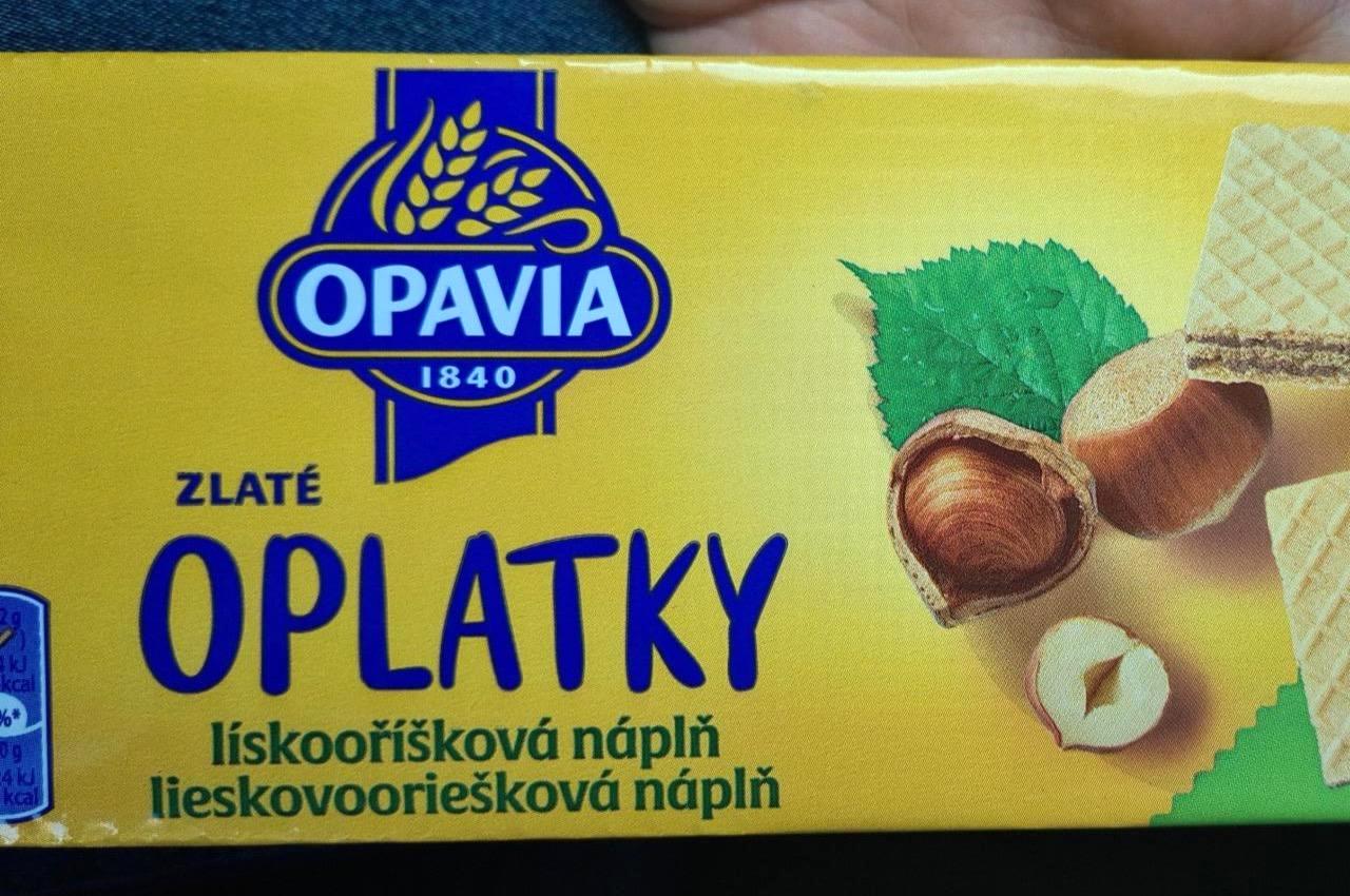 Képek - Zlaté oplátky lieskovooriešková náplň Opavia