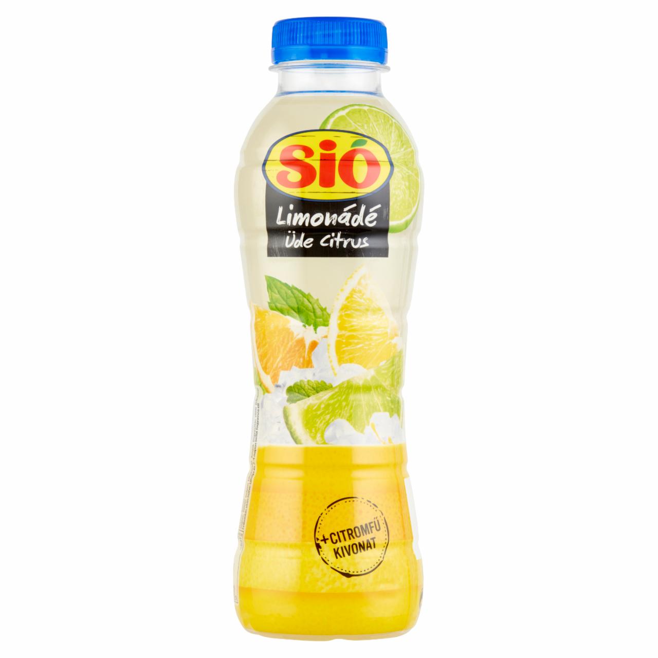 Képek - Sió limonádé citrus üdítőital citromfű kivonattal 0,5 l