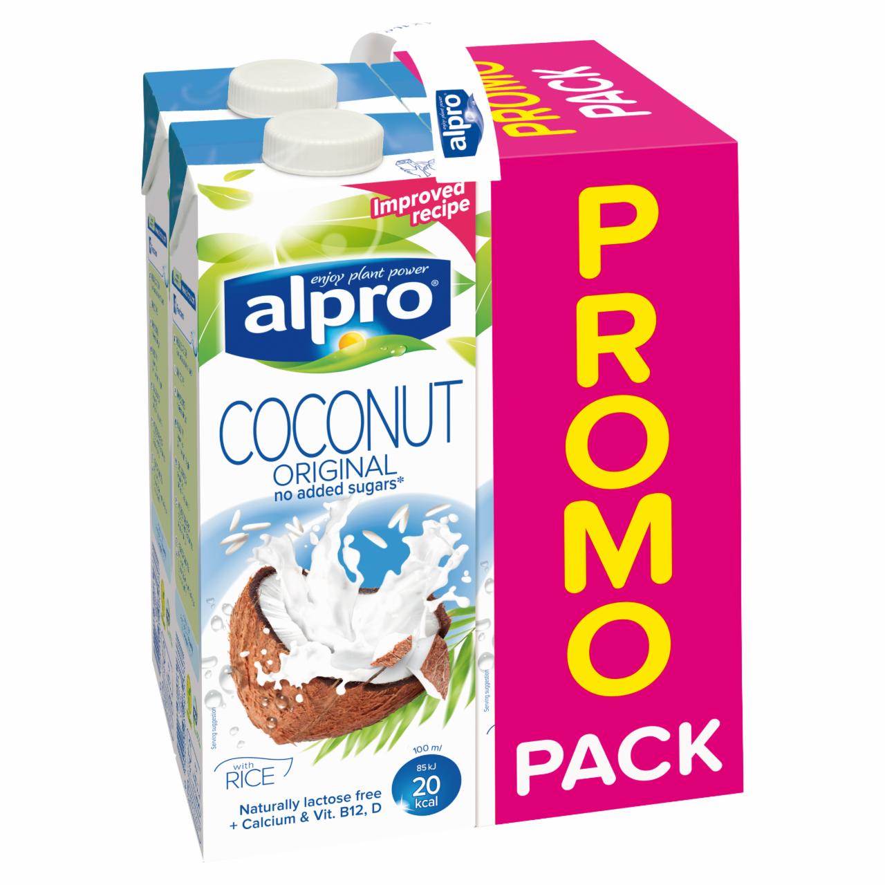 Képek - Alpro Original kókuszital rizzsel, hozzáadott kalciummal és vitaminokkal 4 x 1 l