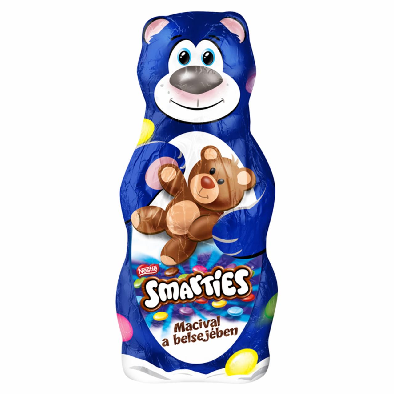 Képek - Smarties tejcsokoládé medve belsejében tejcsokoládé maci tejcsokoládés cukordrazséval 122,5 g