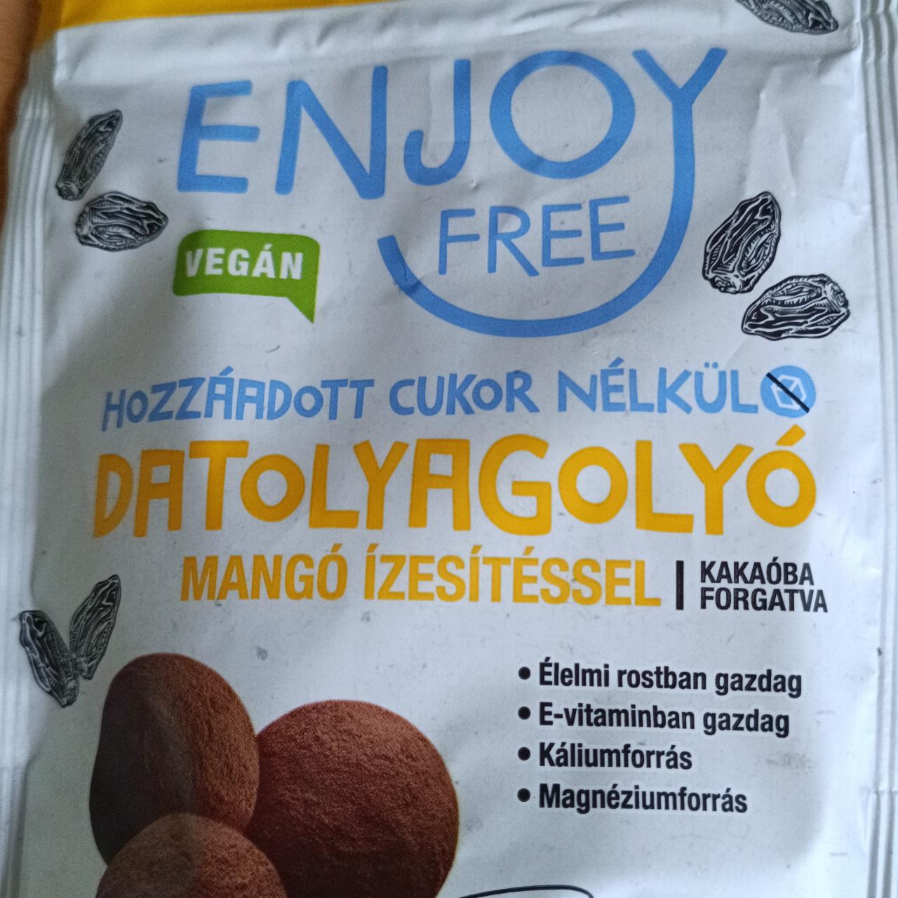Képek - Datolya golyó mangó izesítéssel Enjoy Free