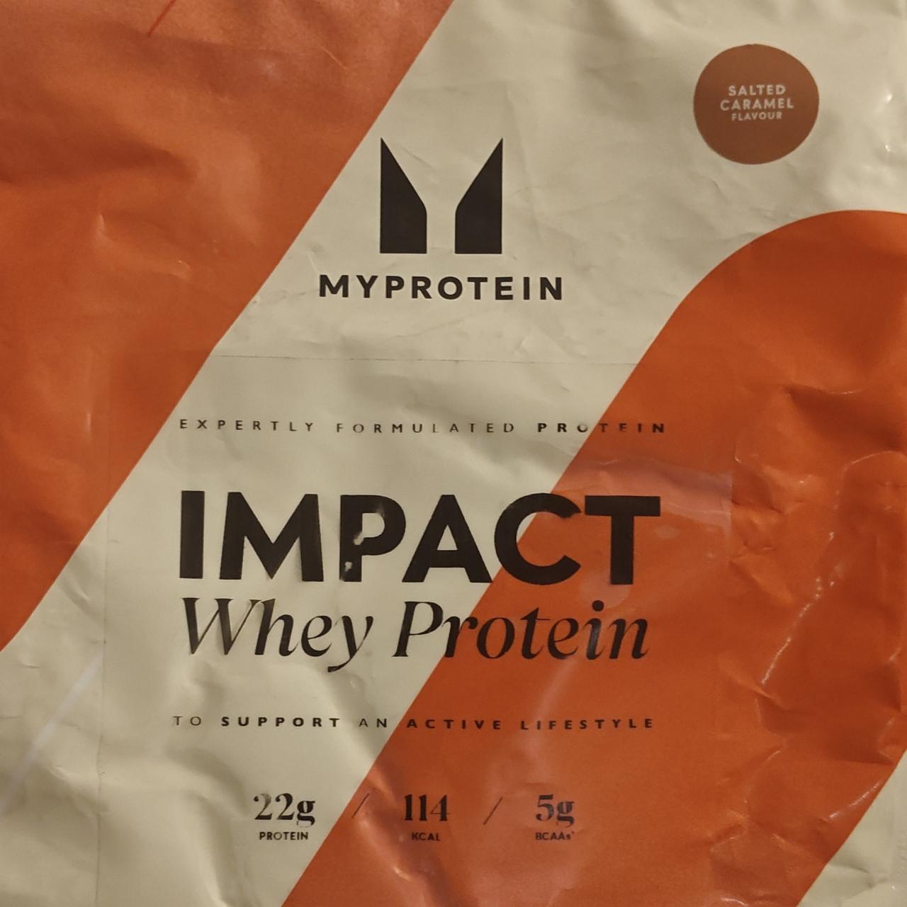 Képek - Impact whey protein Salted caramel MyProtein