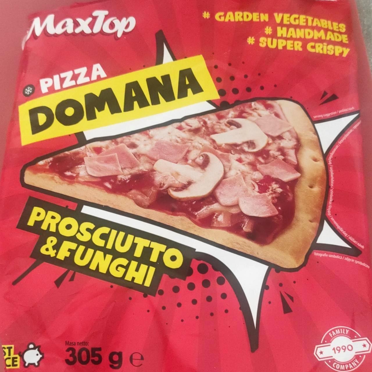 Képek - Domana pizza sonkás gombás MaxTop