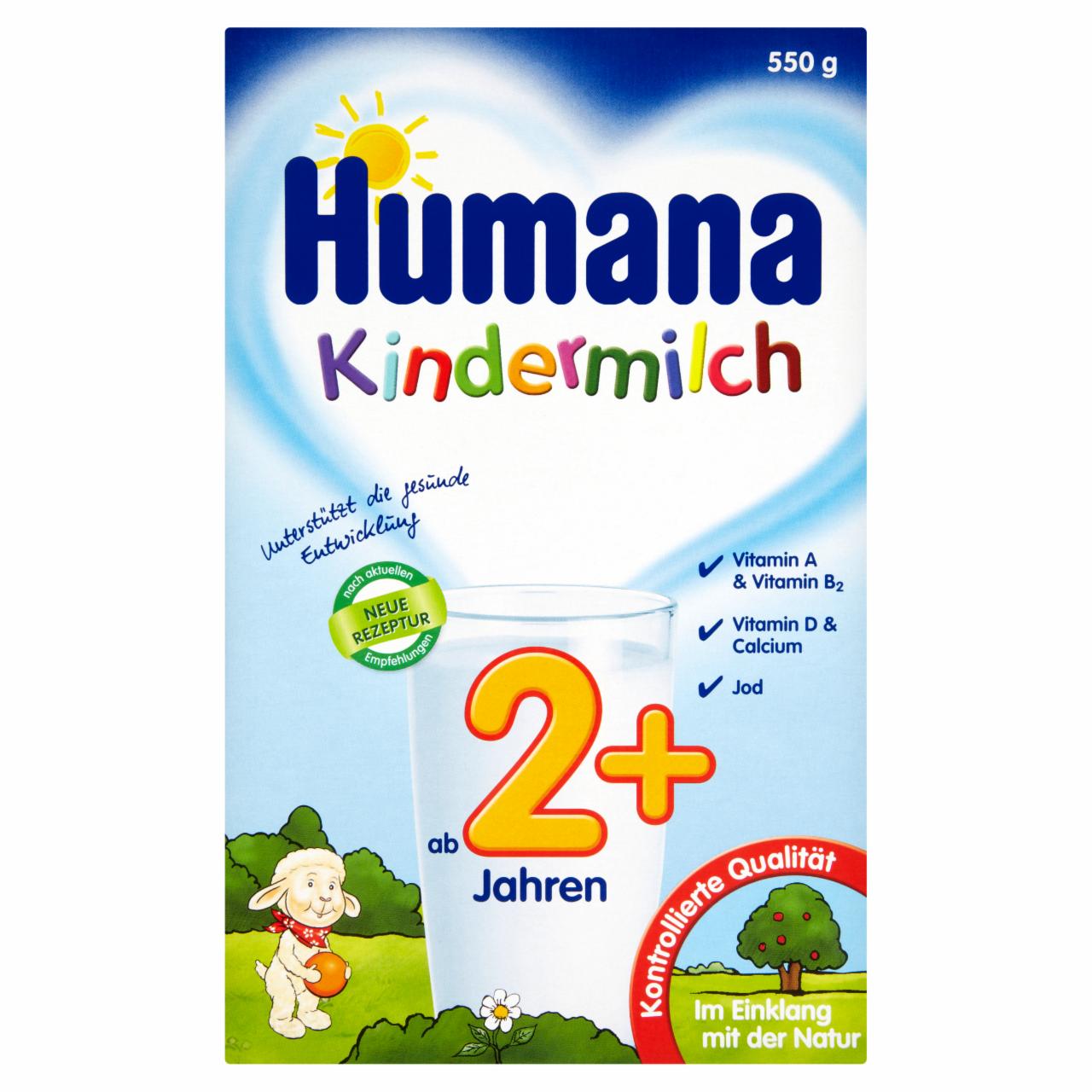 Képek - Humana Kindermilch gluténmentes tejalapú tápszer 2 éves kortól 550 g