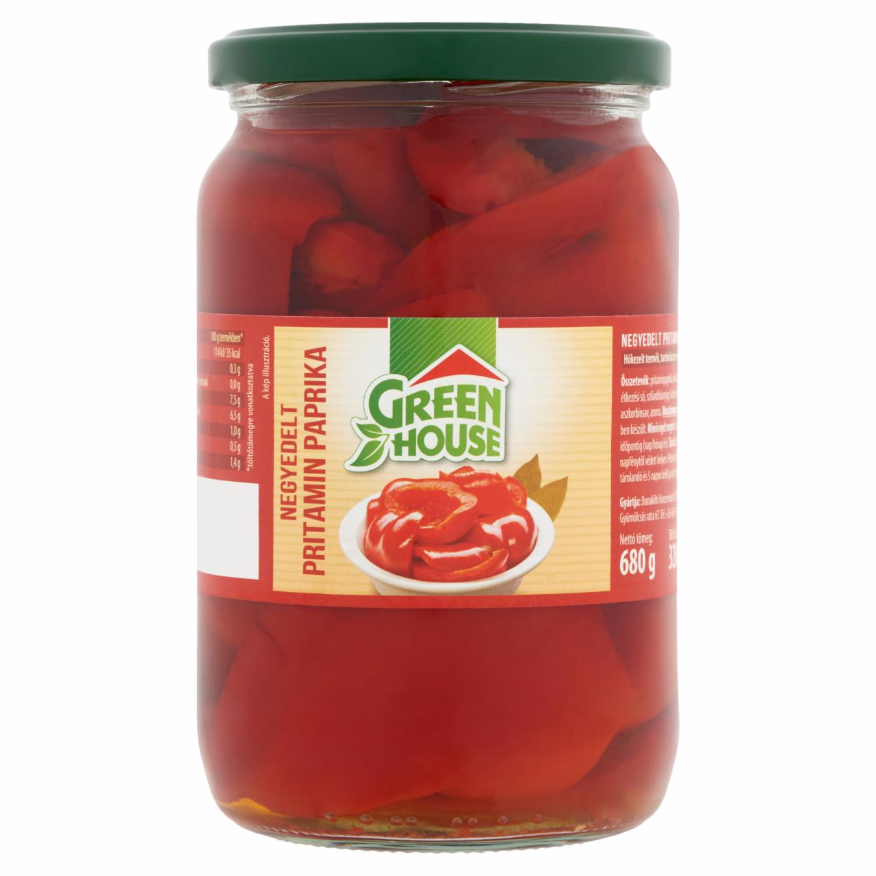 Képek - Greenhouse negyedelt pritamin paprika 680 g