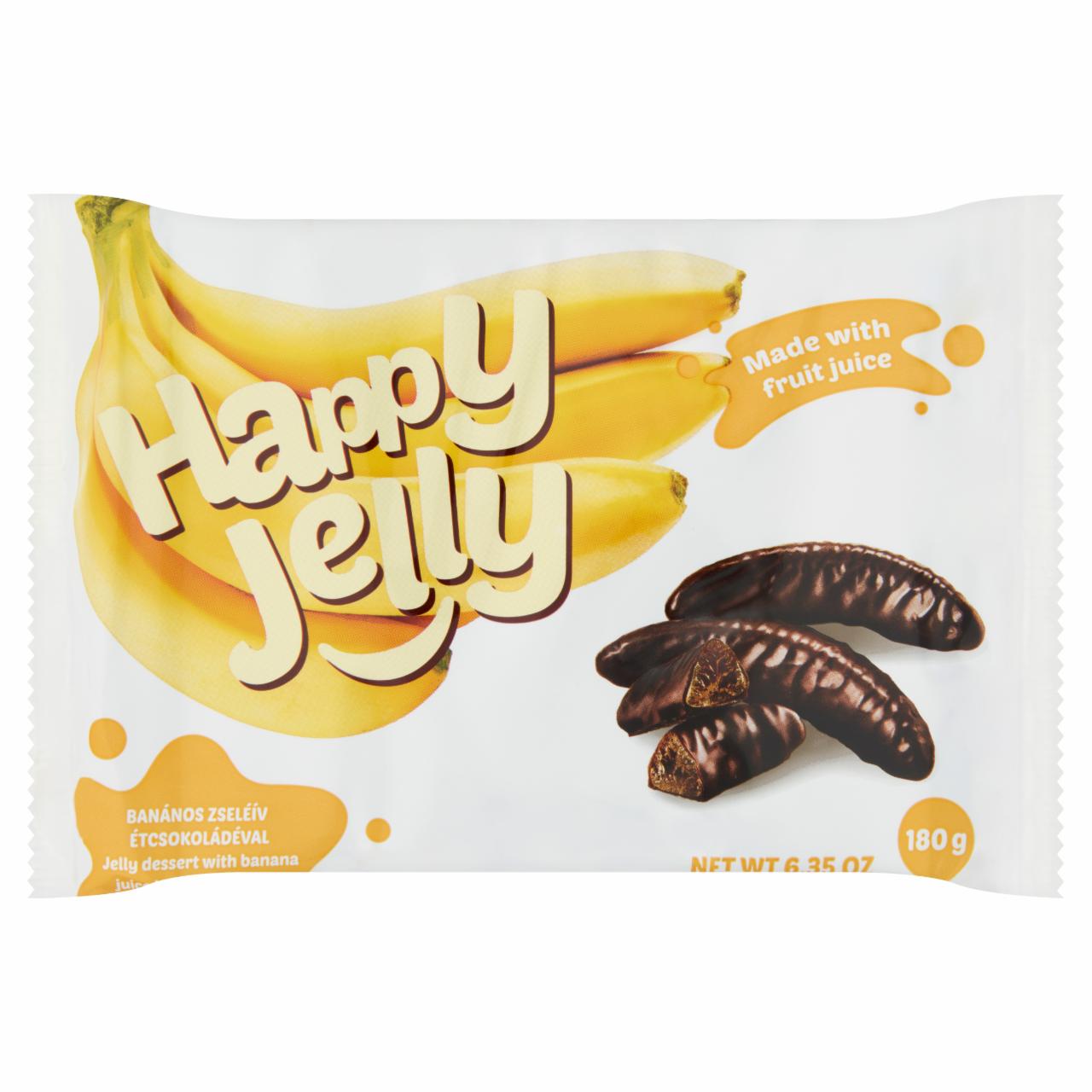 Képek - Happy Jelly banános zseléív étcsokoládéval 180 g