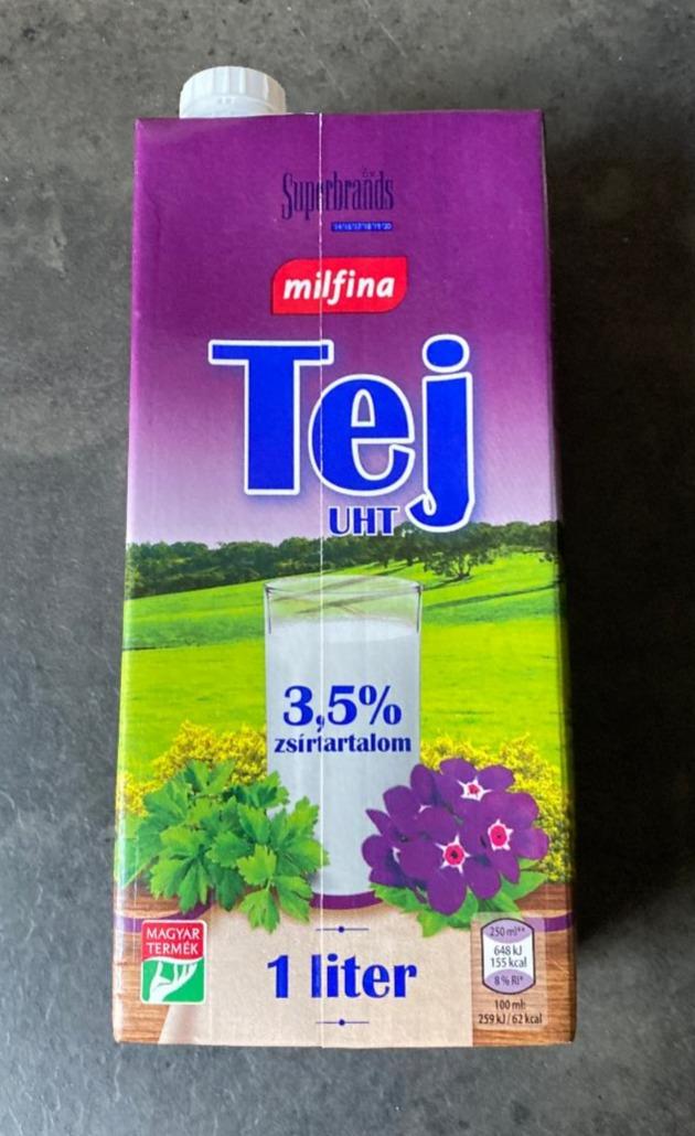 Képek - Tej UHT 3,5% Milfina