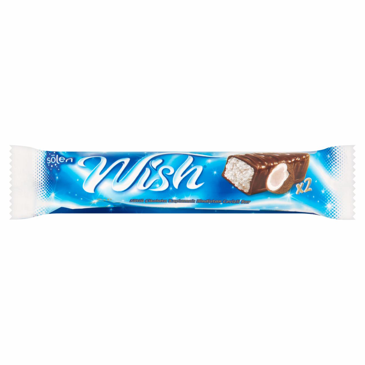 Képek - Sölen Wish tejcsokoládéval bevont kókuszos szelet 2 db 36 g