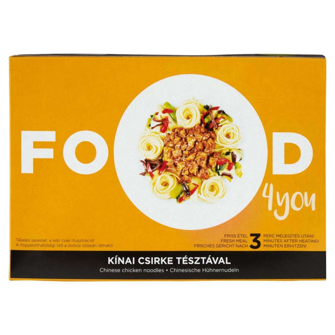 Képek - Food 4 You kínai csirke tésztával 350 g