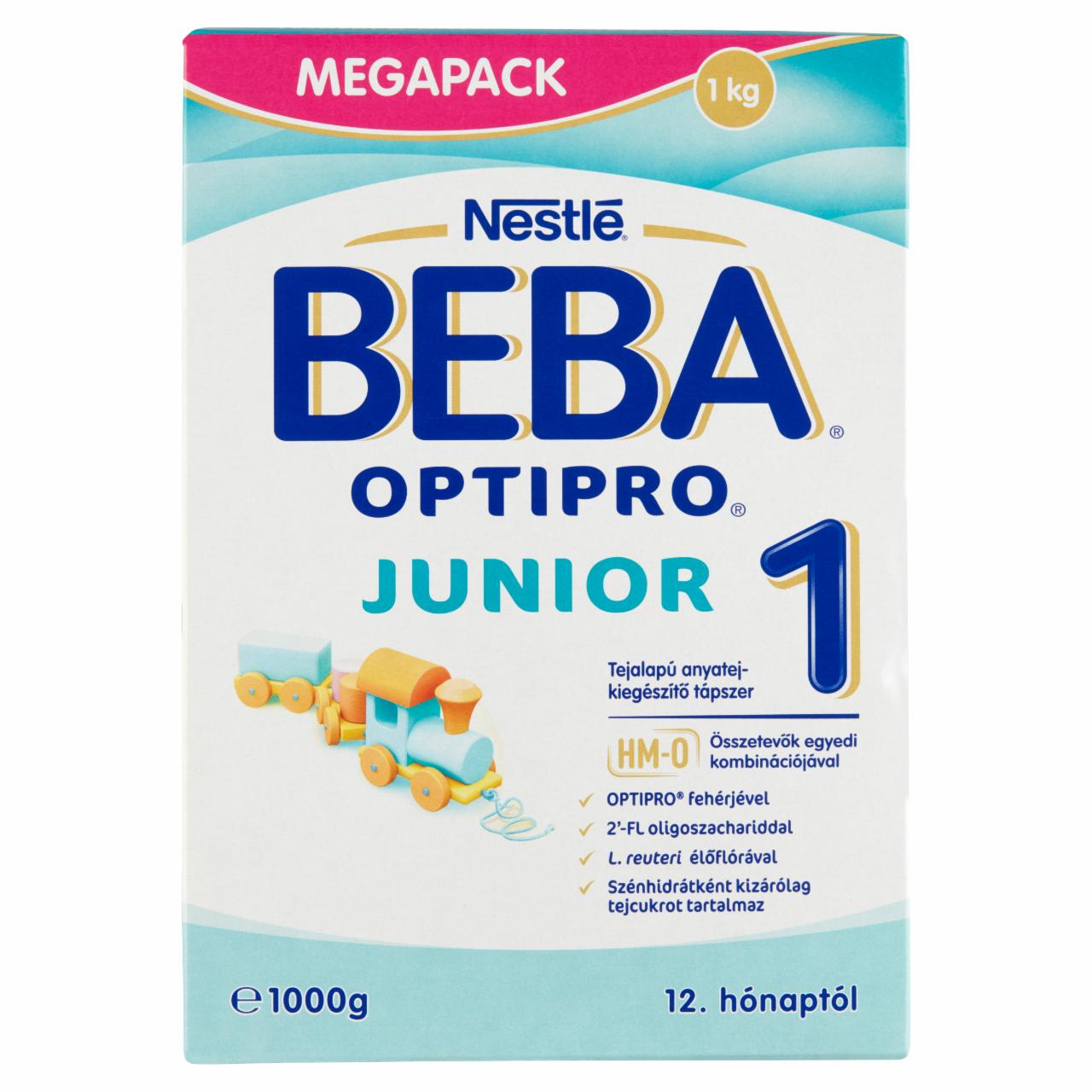 Képek - Beba Optipro 3 Junior tejalapú anyatej-kiegészítő tápszer 12. hó+ 2 x 500 g (1000 g)