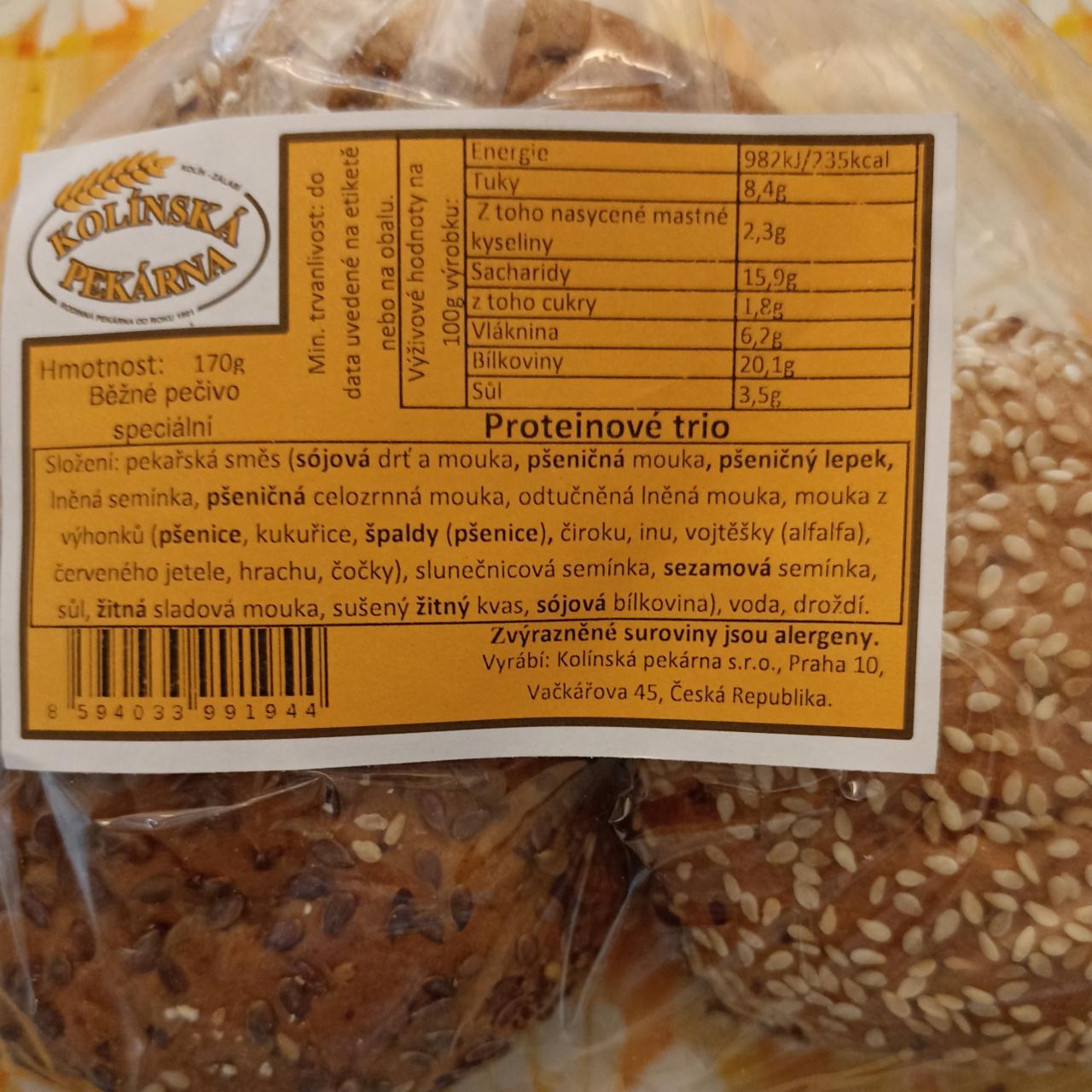 Képek - Proteínové trio Kolínská pekárna