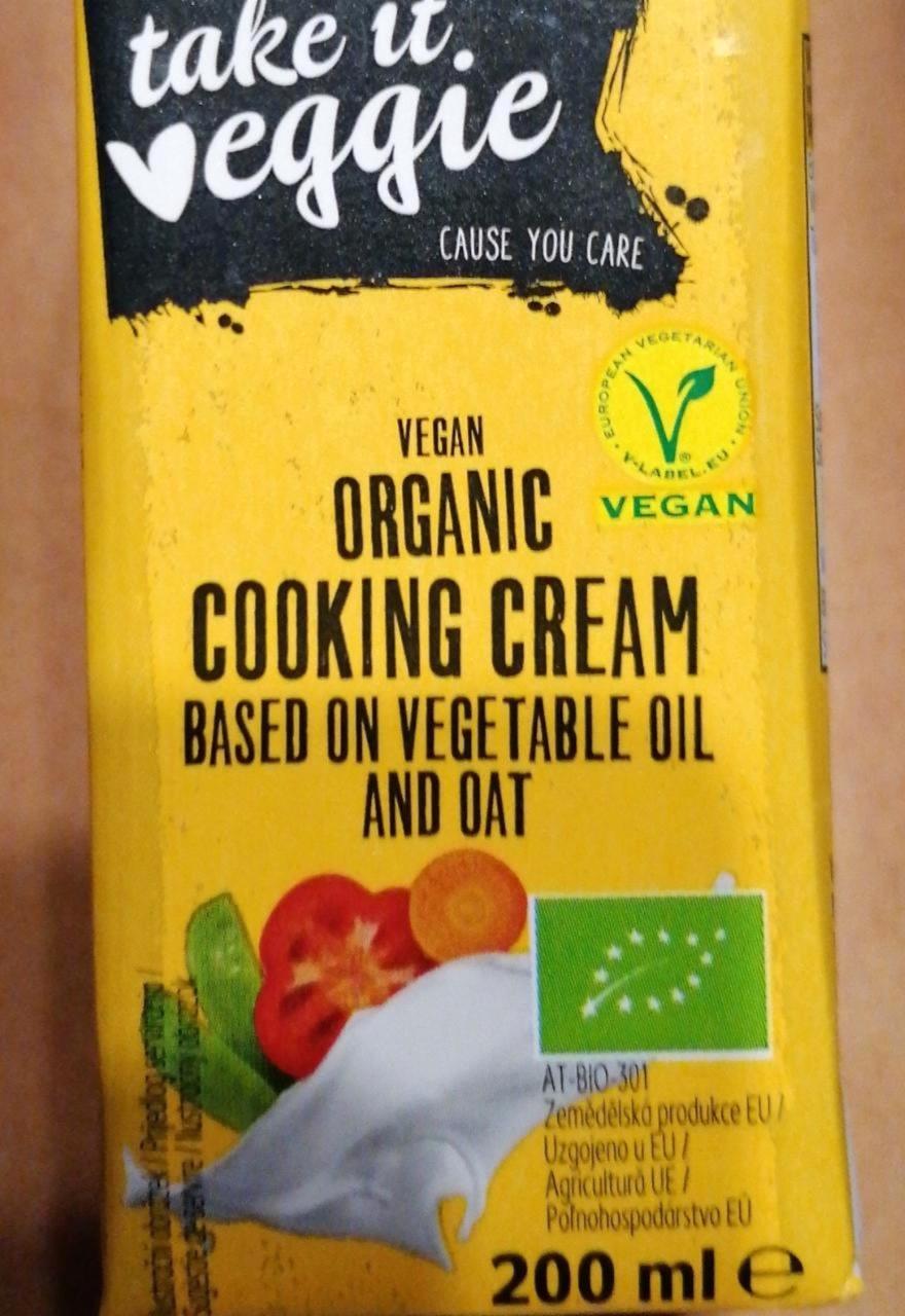 Képek - Vegan organic cooking cream based on vegetable oil and oat Take it veggie