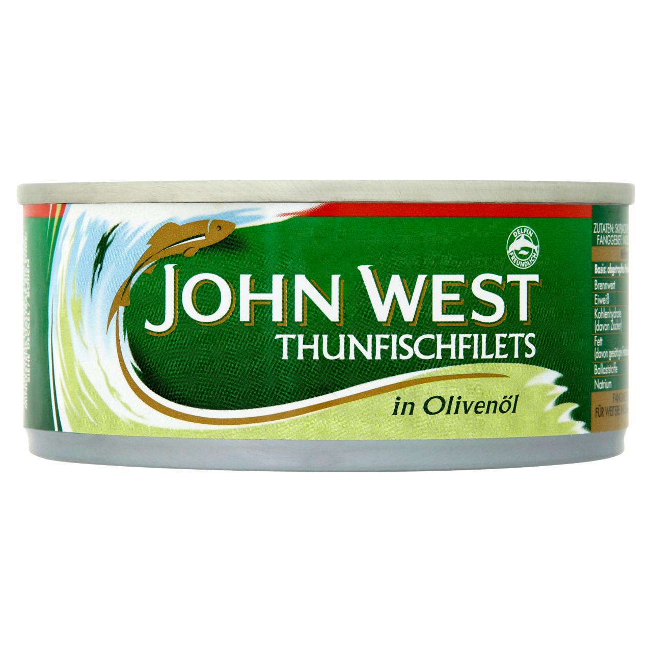 Képek - John West tonhalfilé olívaolajban 160 g