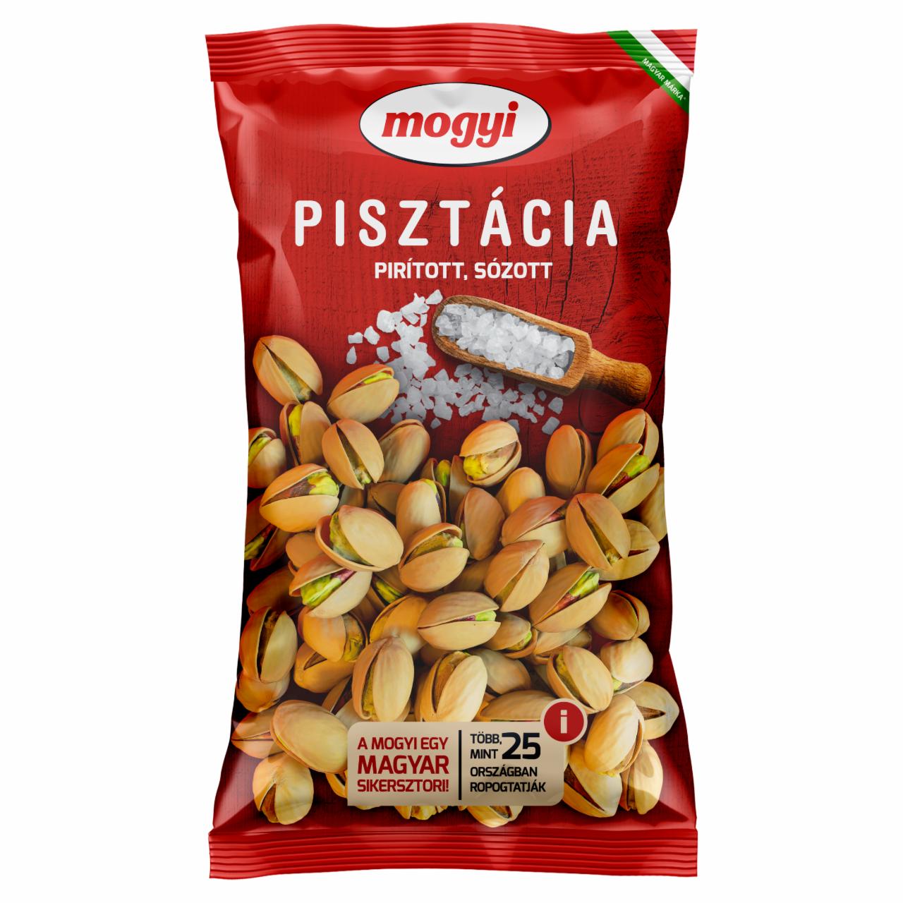 Képek - Mogyi pirított sózott héjas pisztácia 140 g