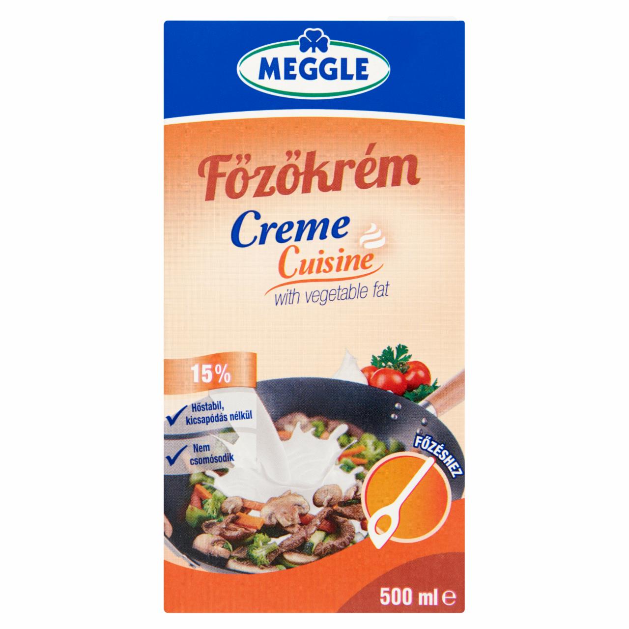 Képek - Meggle Creme Cuisine UHT főzőkrém növényi zsírral 15% 500 ml