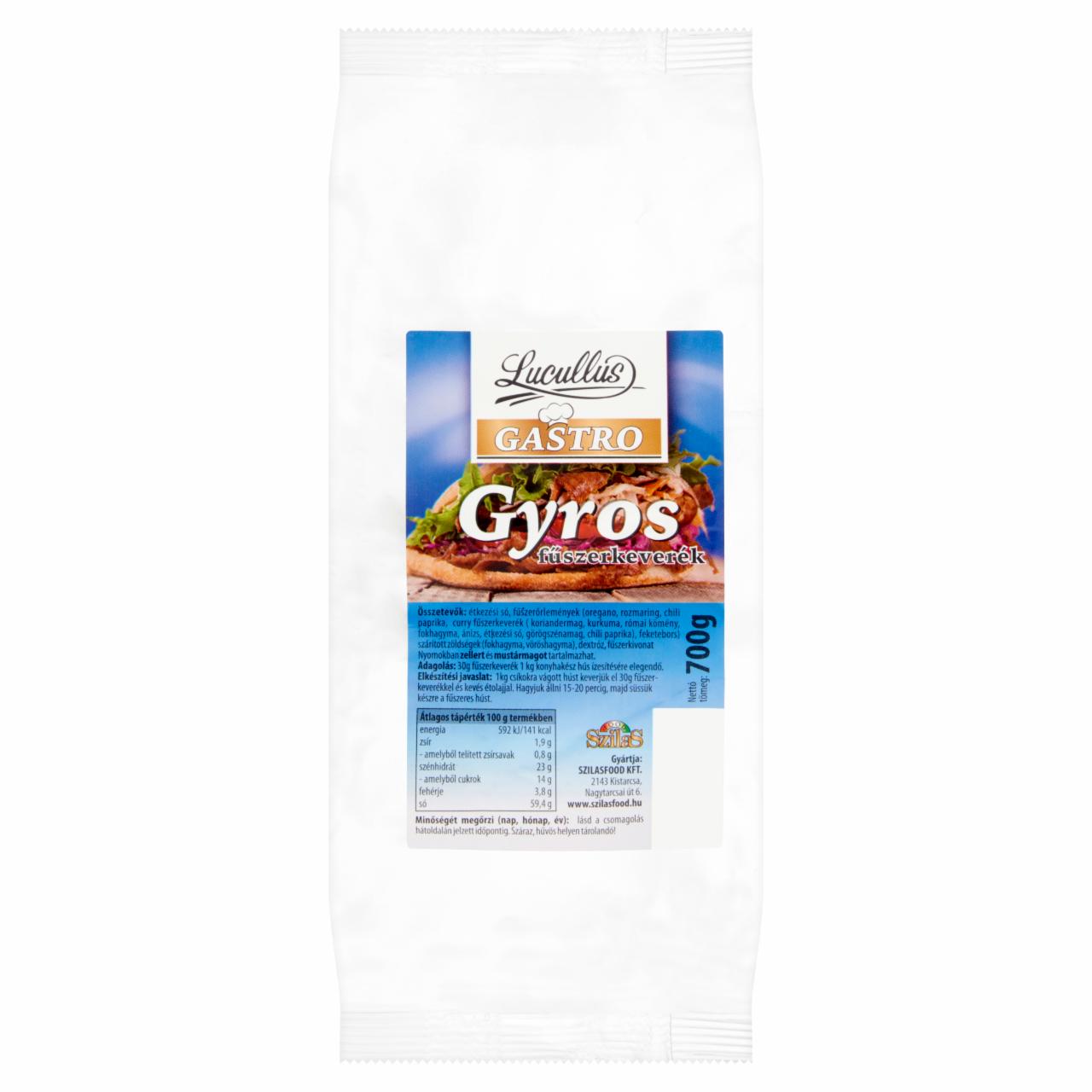 Képek - Lucullus Gastro gyros fűszerkeverék 700 g