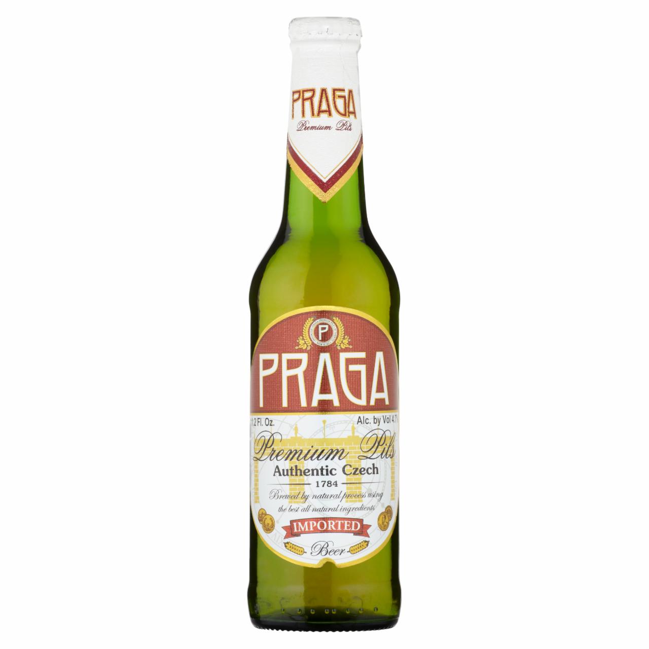 Képek - Praga cseh világos sör 4,7% 330 ml