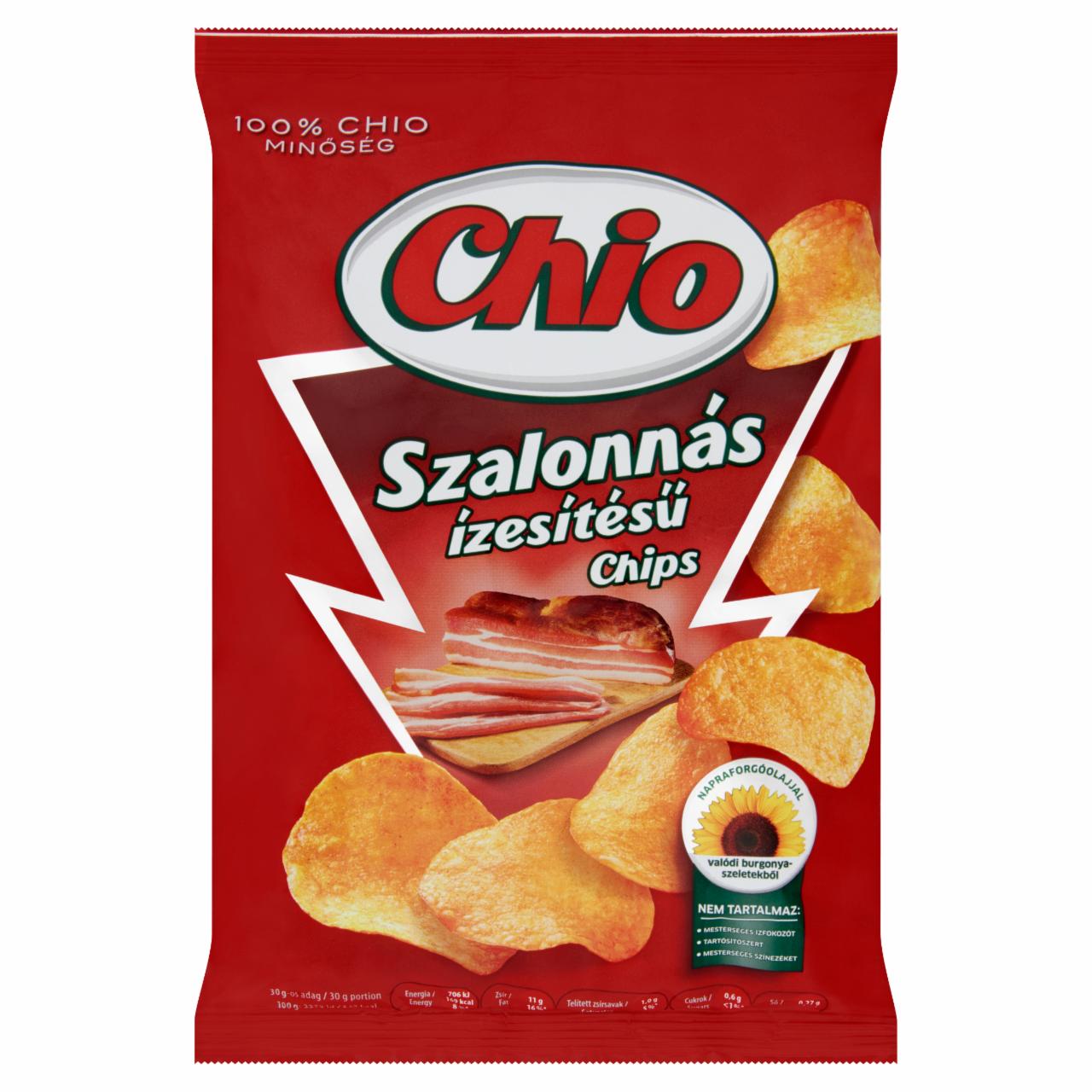 Képek - Chio szalonnás ízesítésű burgonyachips 75 g