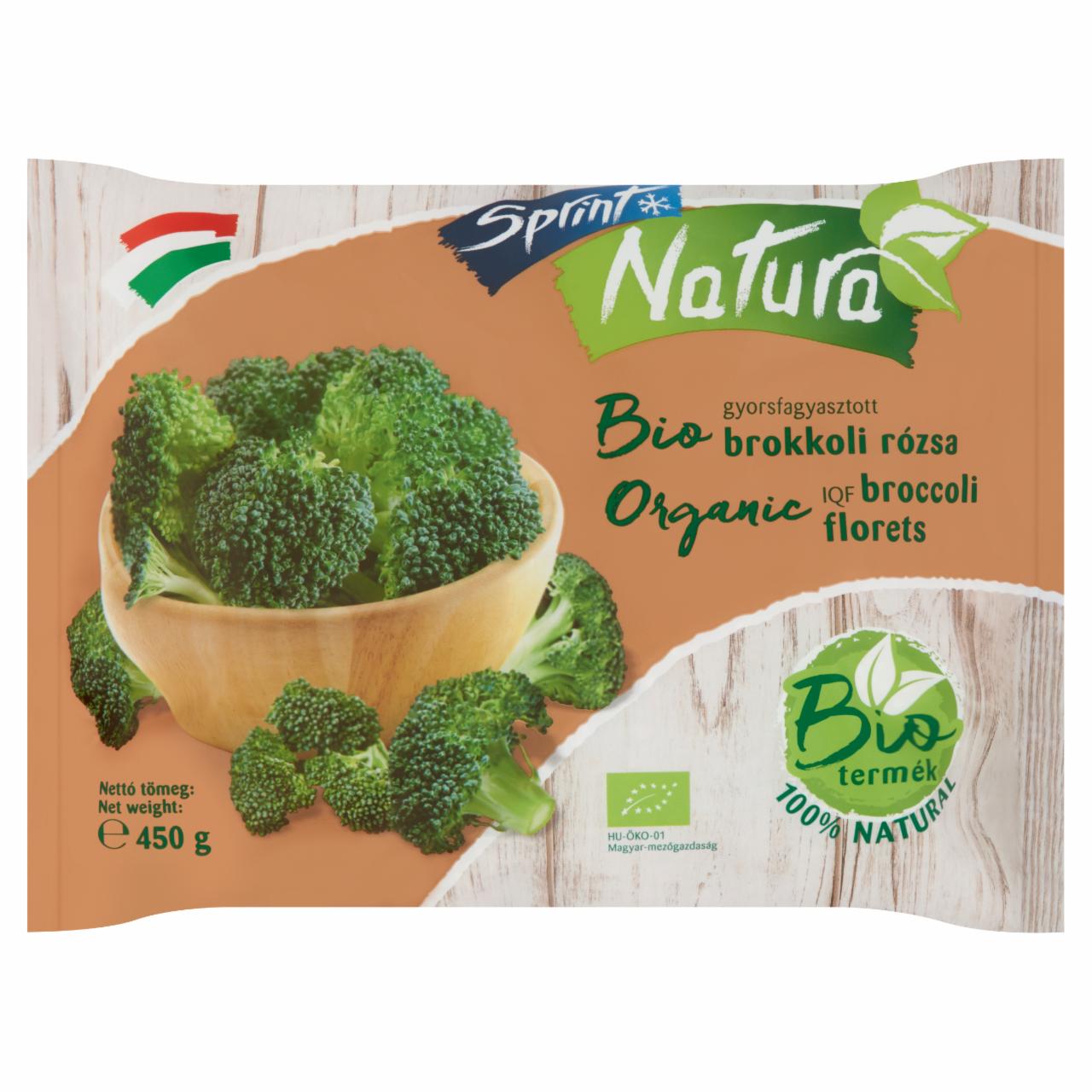 Képek - Sprint Natura BIO gyorsfagyasztott brokkoli rózsa 450 g