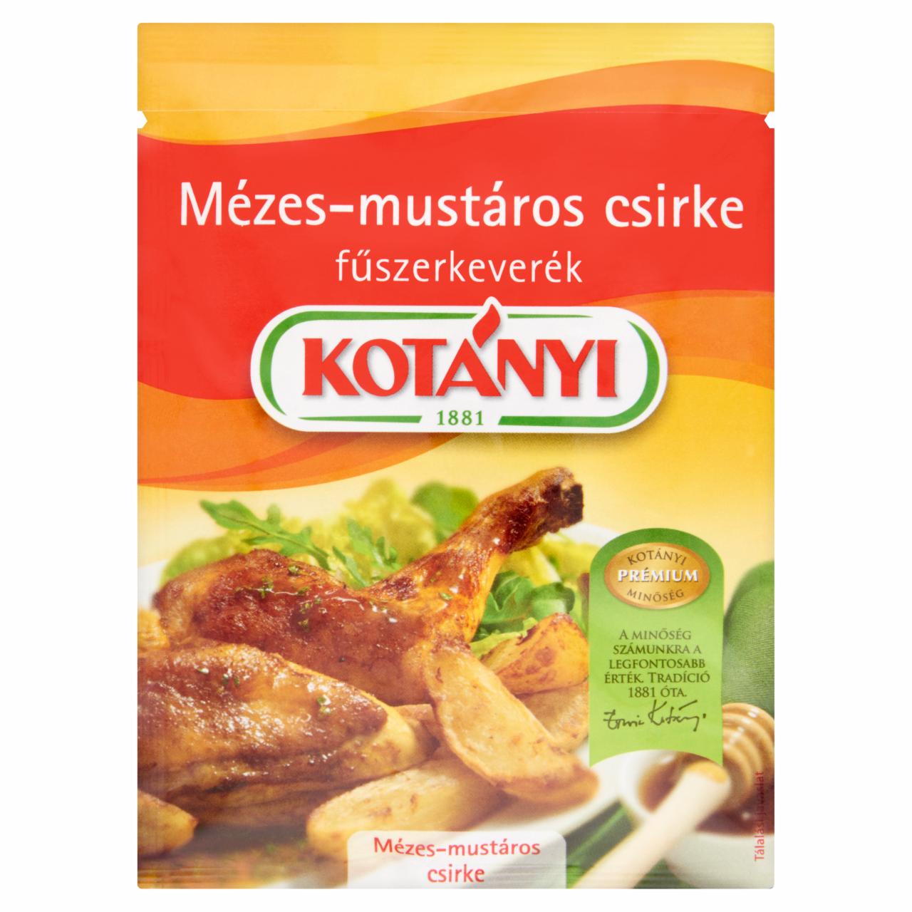 Képek - Kotányi mézes-mustáros csirke fűszerkeverék 30 g