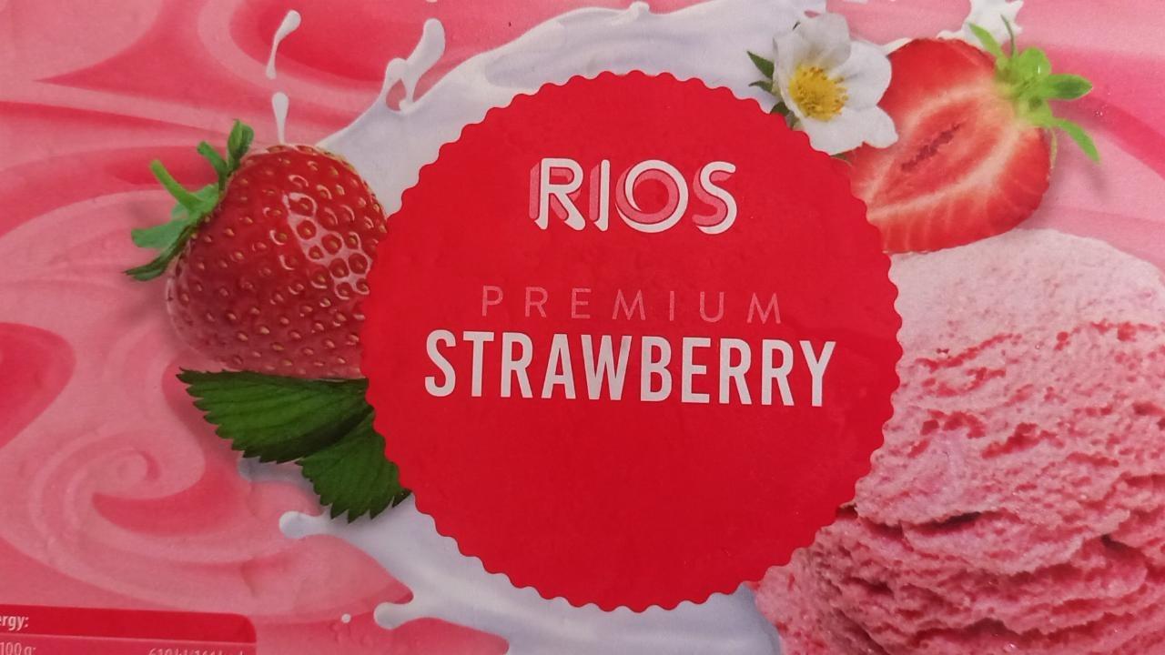 Képek - Prémium strawberry jégkrém Rios