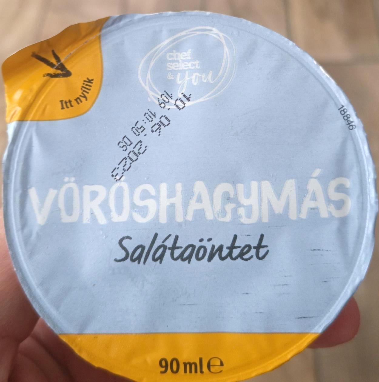 Képek - Vöröshagymás salátaöntet Chef Select