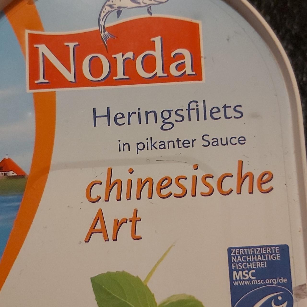 Képek - Heringfilé pikáns zöldséges szószban Norda