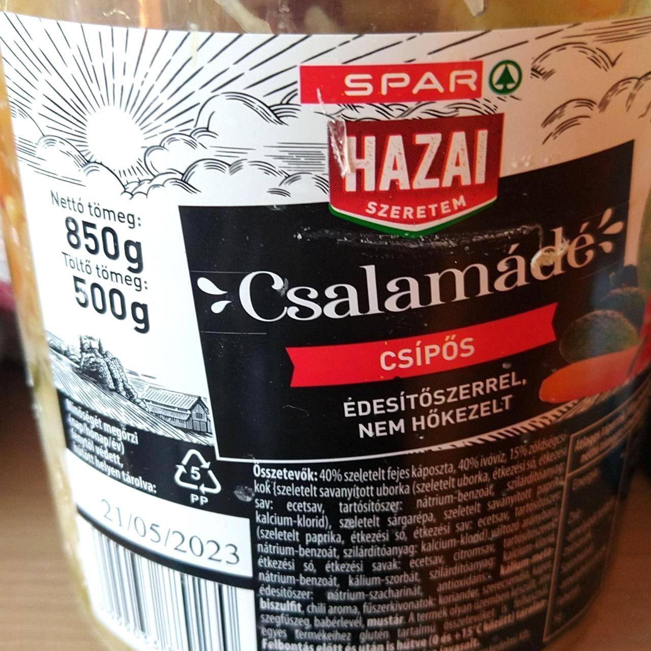 Képek - Csalamádé csípős Spar Hazai szeretem