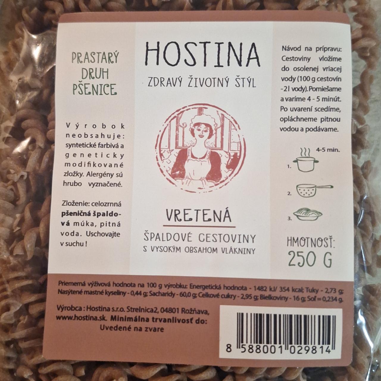 Képek - Vretená Špaldové cestoviny Hostina