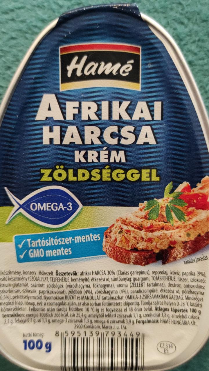 Képek - Afrikai Harcsa krém zöldséggel Hamé