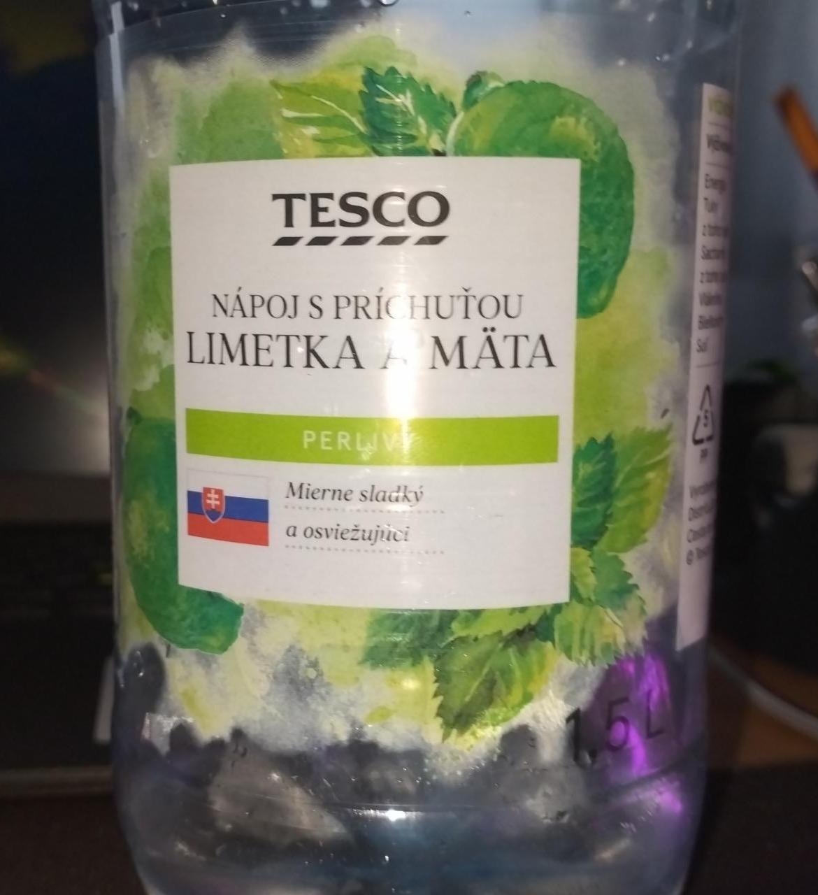 Képek - Nápoj s príchuťou limetka a mäta Tesco
