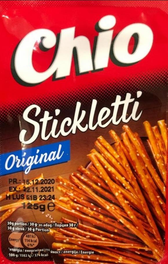 Képek - Chio Stickletti Original sós pálcika 100 g