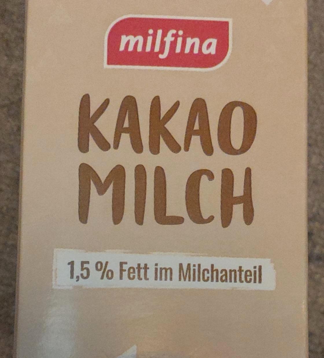 Képek - Kakaós tej 1,5% Milfina
