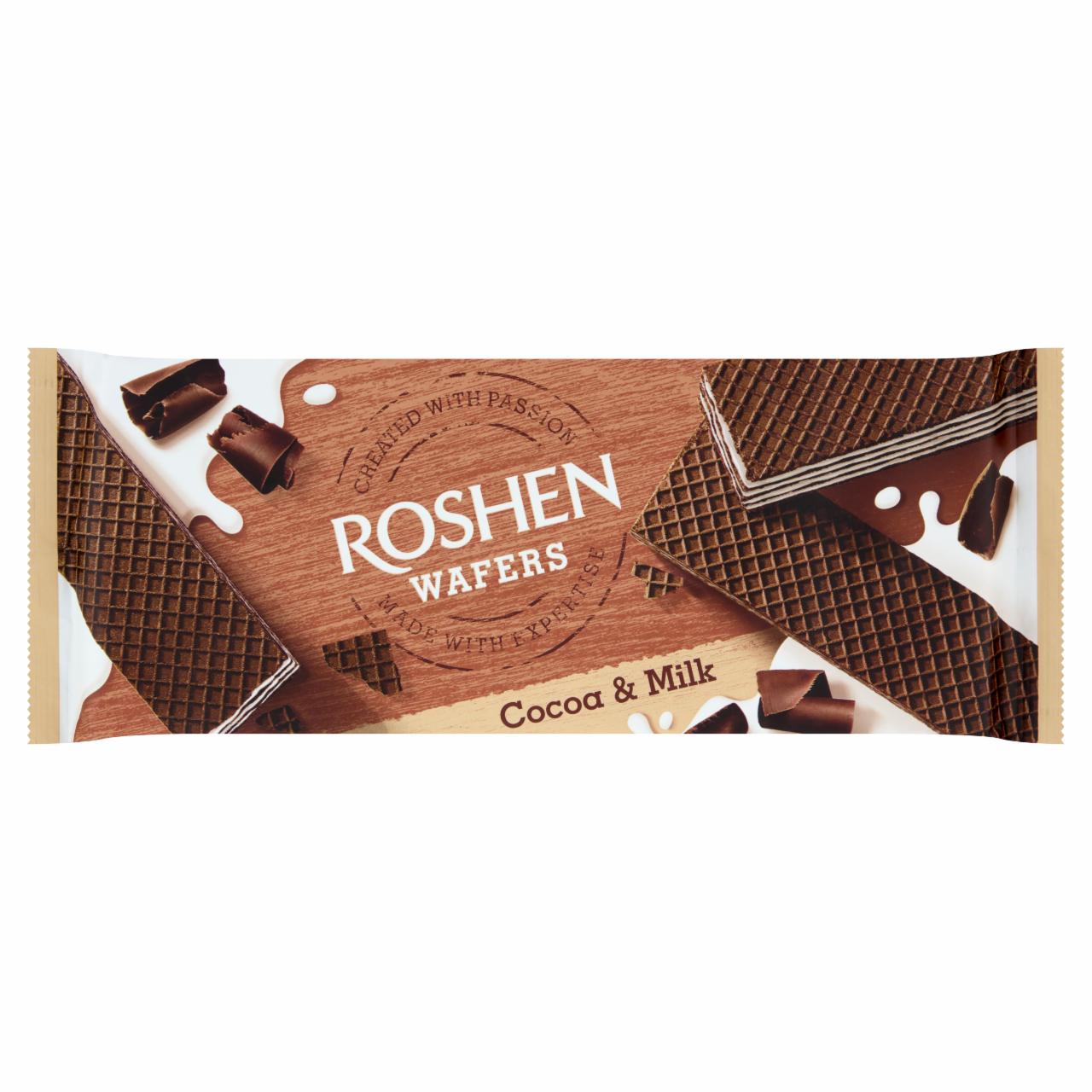 Képek - Roshen Wafers tejkrémmel töltött kakaós ostya 144 g