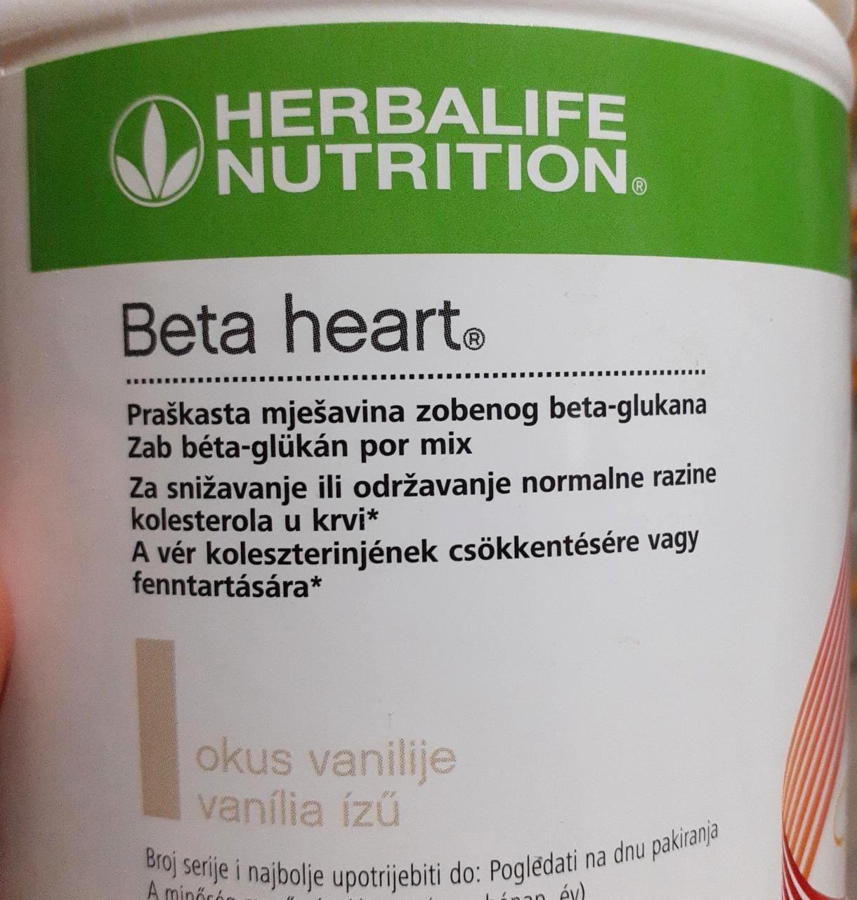 Képek - Beta heart Vaníliás Herbalife nutrition