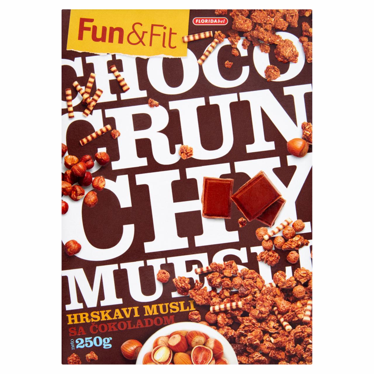 Képek - Fun&Fit Crunchy müzli csokoládé ízesítéssel 250 g