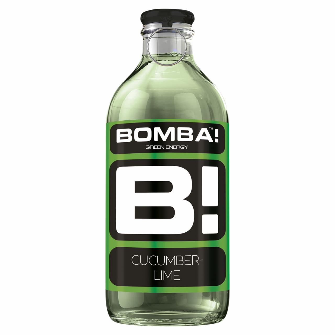 Képek - BOMBA! koffein tartalmú üdítőital uborka-lime ízesítéssel 250 ml