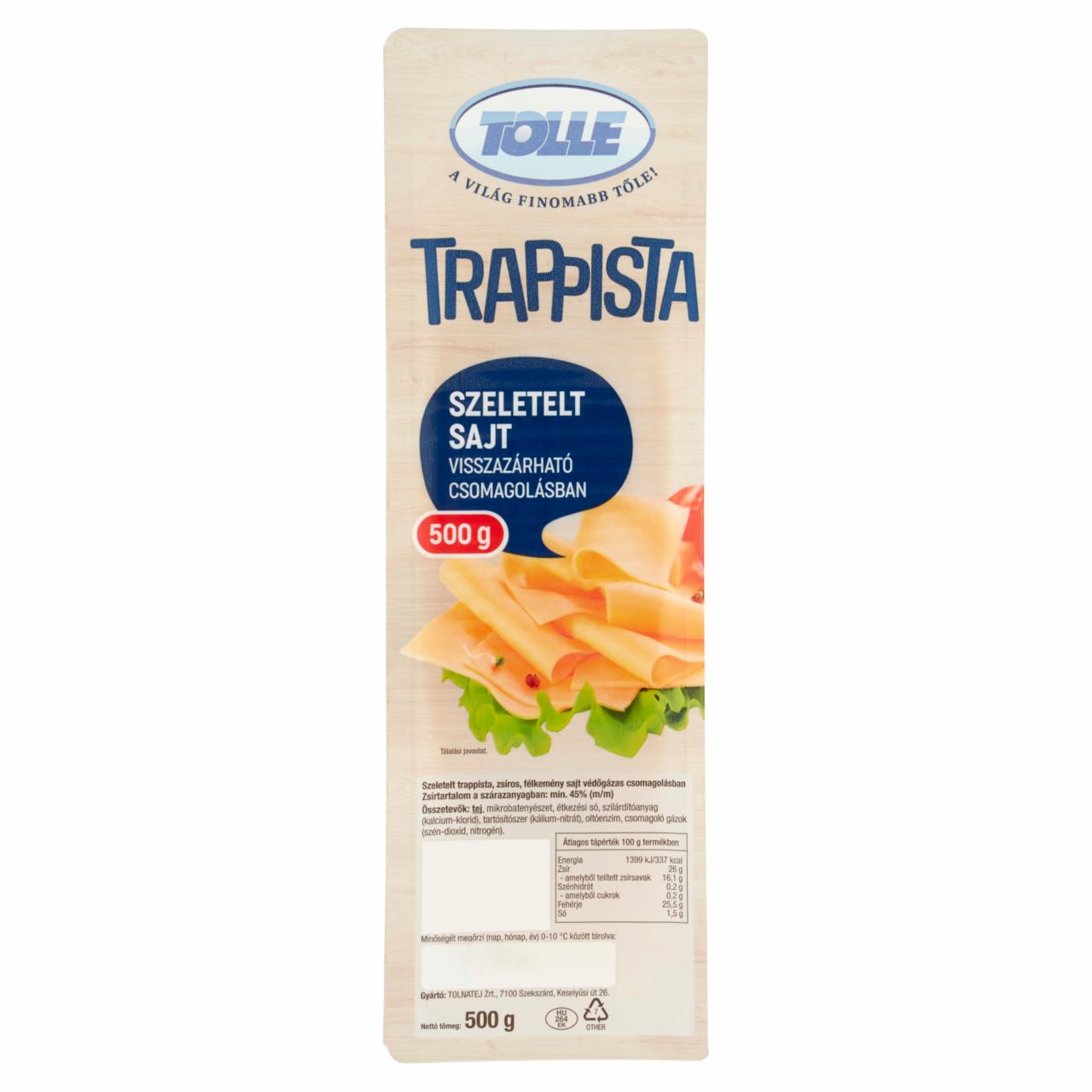 Képek - Szeletelt trappista sajt Tolle