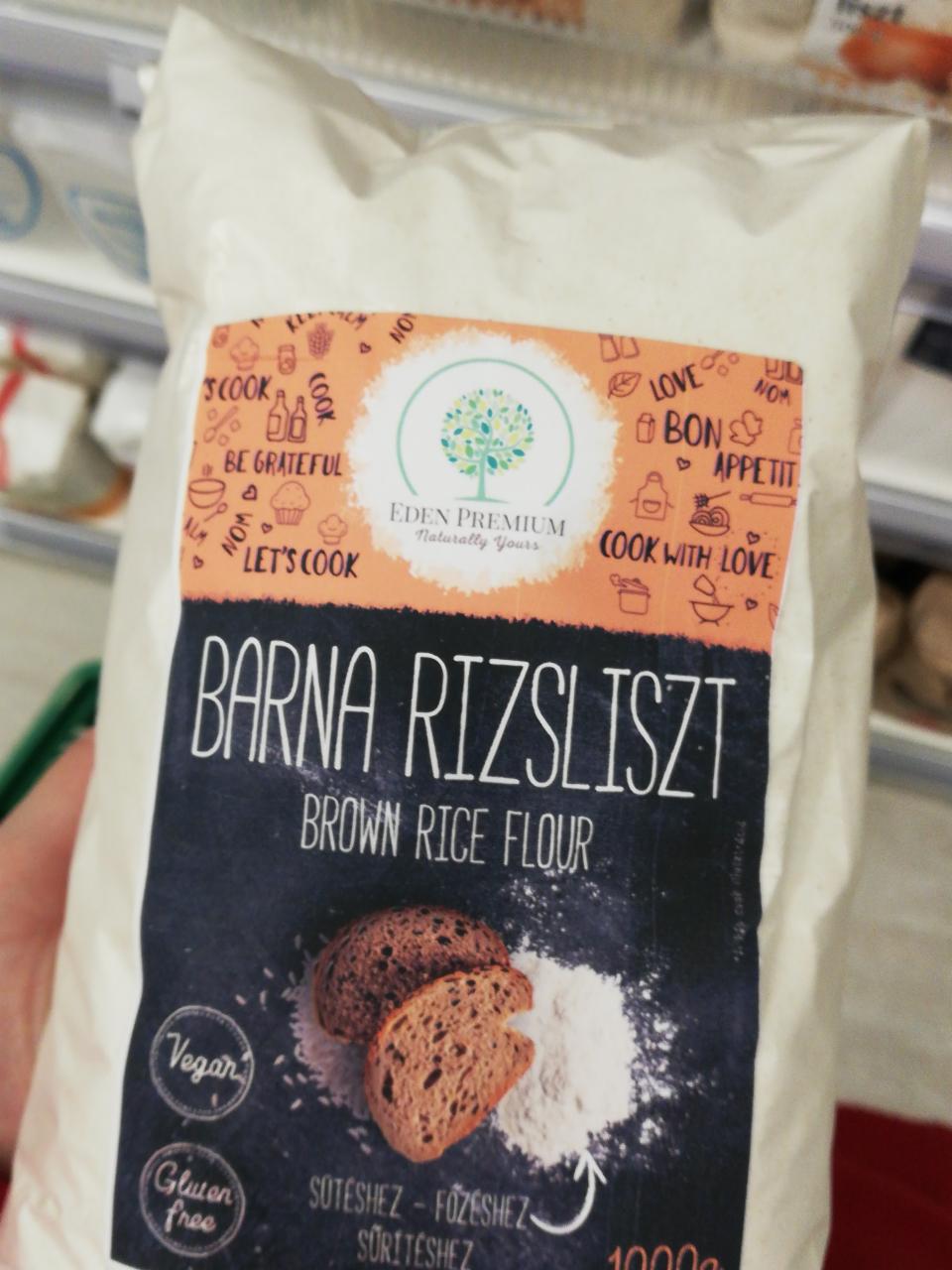 Képek - Barna rizsliszt Eden Premium