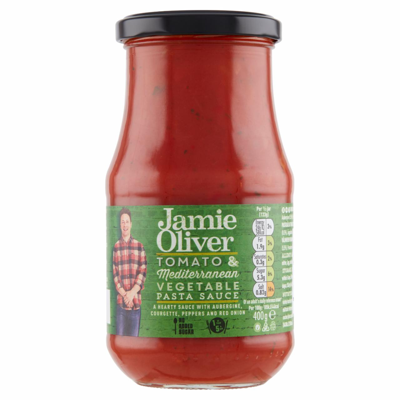 Képek - Jamie Oliver paradicsom és mediterrán zöldséges tésztaszósz 400 g