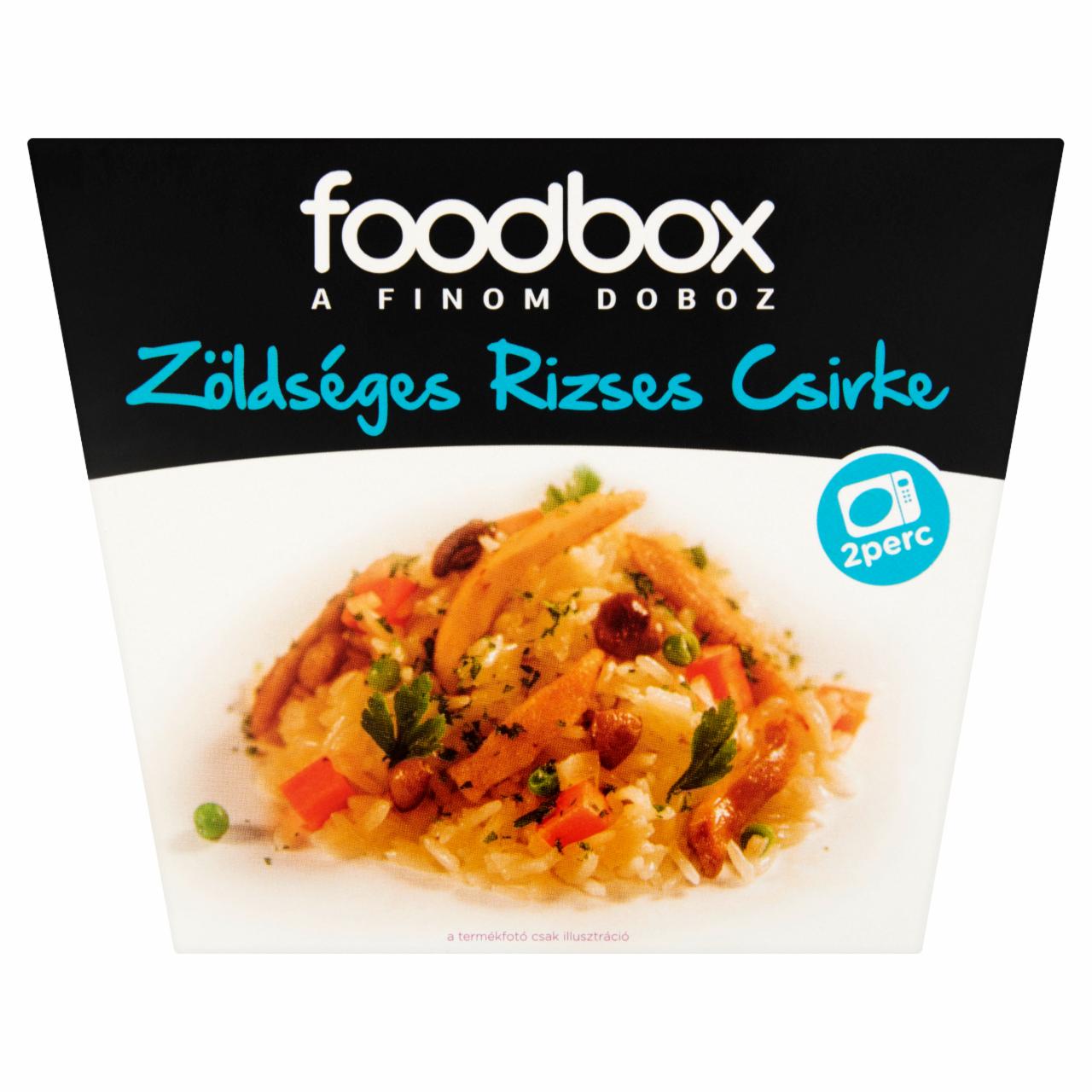 Képek - Foodbox zöldséges rizses csirke 330 g